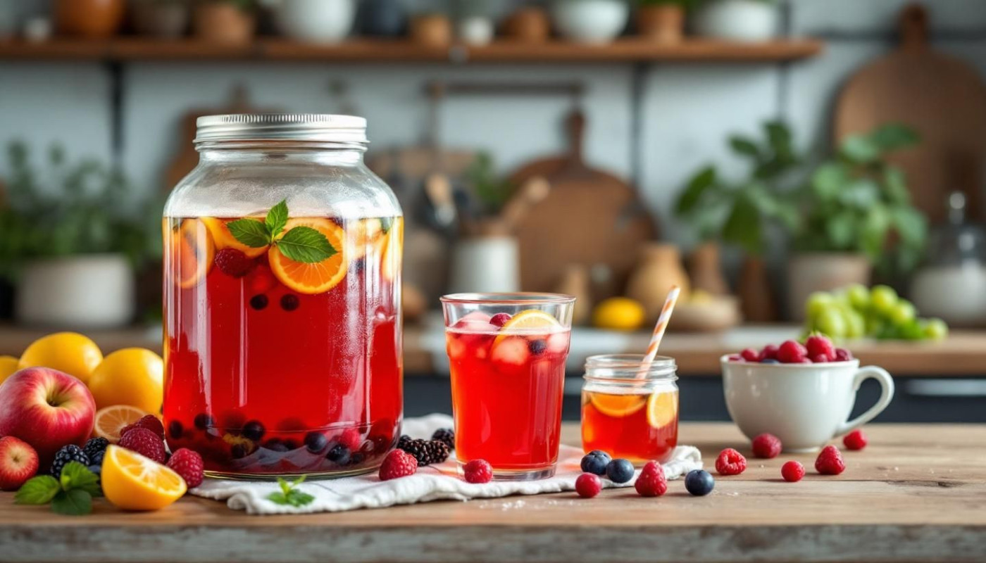 Le kombucha fait maison secrets de préparation et variations créatives